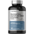 Horbäach Glucosamine Chondroitin MSM | 180 Caplets | with Turmeric