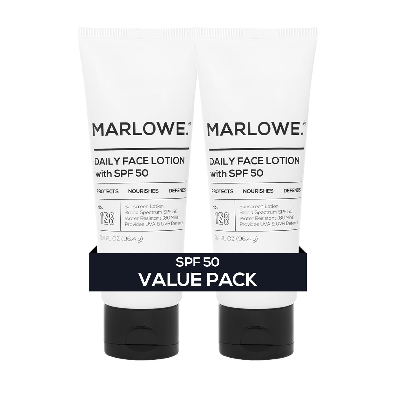 MARLOWE.Men's Travel Kit, Face + Body Essentials, TSA Friendly 3.4 oz Each | Travel Essentials, TSA Friendly Body Wash, Body Lotion, Facial Scrub & Facial Moisturizer