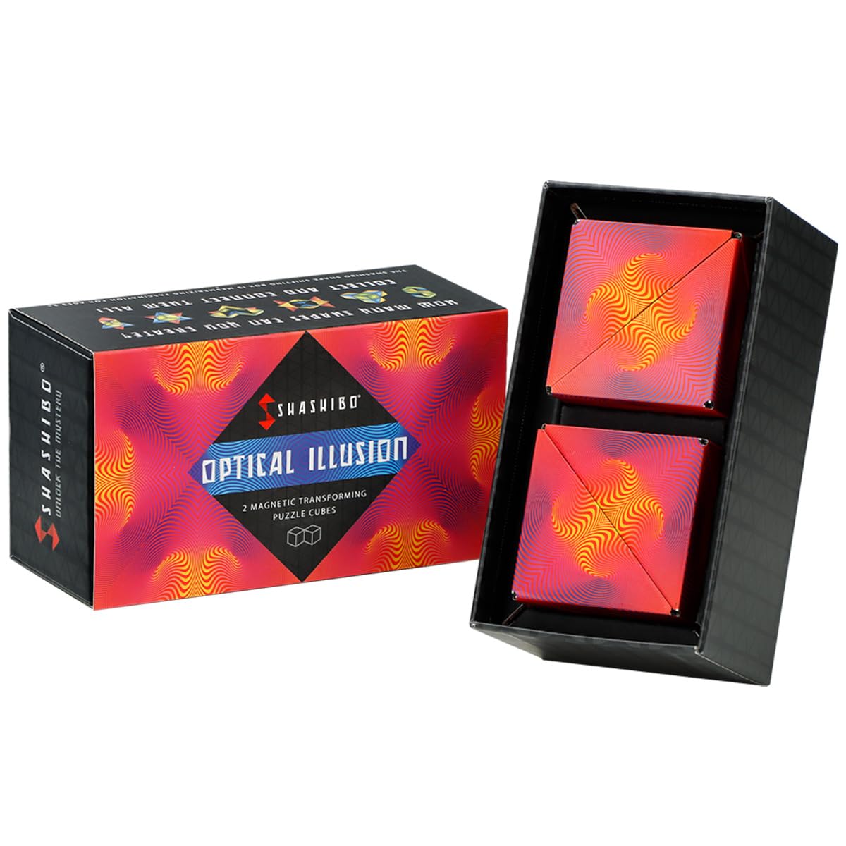 Buy now Shashibo Shape Shifting Box - Award-Winning Fidget Toy w/ 36 Rare Earth Magnets - Fidget Cube Transforms Into Over 100 Shapes, Sensory Toy Gift for Kids, Teens, and Adults (Undersea) at indiglob india