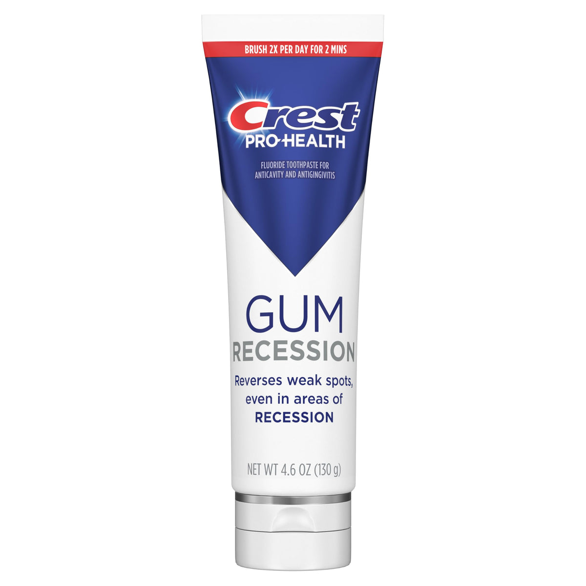 Pro-Health Gum Recession Toothpaste 4.6 oz - Anticavity, Antibacterial Fluoride Toothpaste, Clinically Proven, Gum Protection Even in Areas of Recession