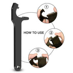 LUSOFAE Tool Kit for Glocks Front Sight Remove,Magazine Disassembly, Pin Punch Tools for G19 19x 17 26 27 43 43x Accessories