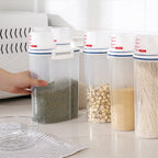 Laundry Detergent Dispenser - 70oz Scent Booster Beads Dispenser with Lids, Suitable for Laundry Beads, Oatmeal, Pet Food
