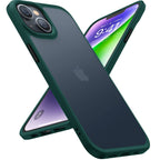 Buy now TORRAS Tough Shockproof for iPhone 13 Pro Case, [Military-Grade Drop Tested] Ultra-Durable Matte Hard PC Back with Soft Silicone Edge Slim Protective for iPhone 13 Pro Phone Case,Translucent Black at indiglob india