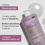 Bare Anatomy Ultra Smoothing Shampoo for Dry and Frizzy Hair | Restores Smoothing & Texture by 37% | Powered By Carbohydrate Complex & Niacinamide | SLS & Paraben Free | Vegan | For Men & Women 750ml