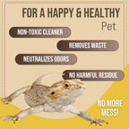 Bearded Dragon Tank Cleaner Spray, 32oz – Non-Toxic, No-Rinse, Made in USA