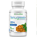 VH Nutrition Fenugreek+ 1400mg Capsules for Men & Women, 60 Count