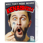 KENASHII Nose Wax Kit | 100 g Wax, 24 Applicators | The Original & Best Nose and Ear Hair Removal Kit from Kenashii | Nasal Waxing For Men and Women | Includes Balm Wipes, Mustache Guards, Storage Bag