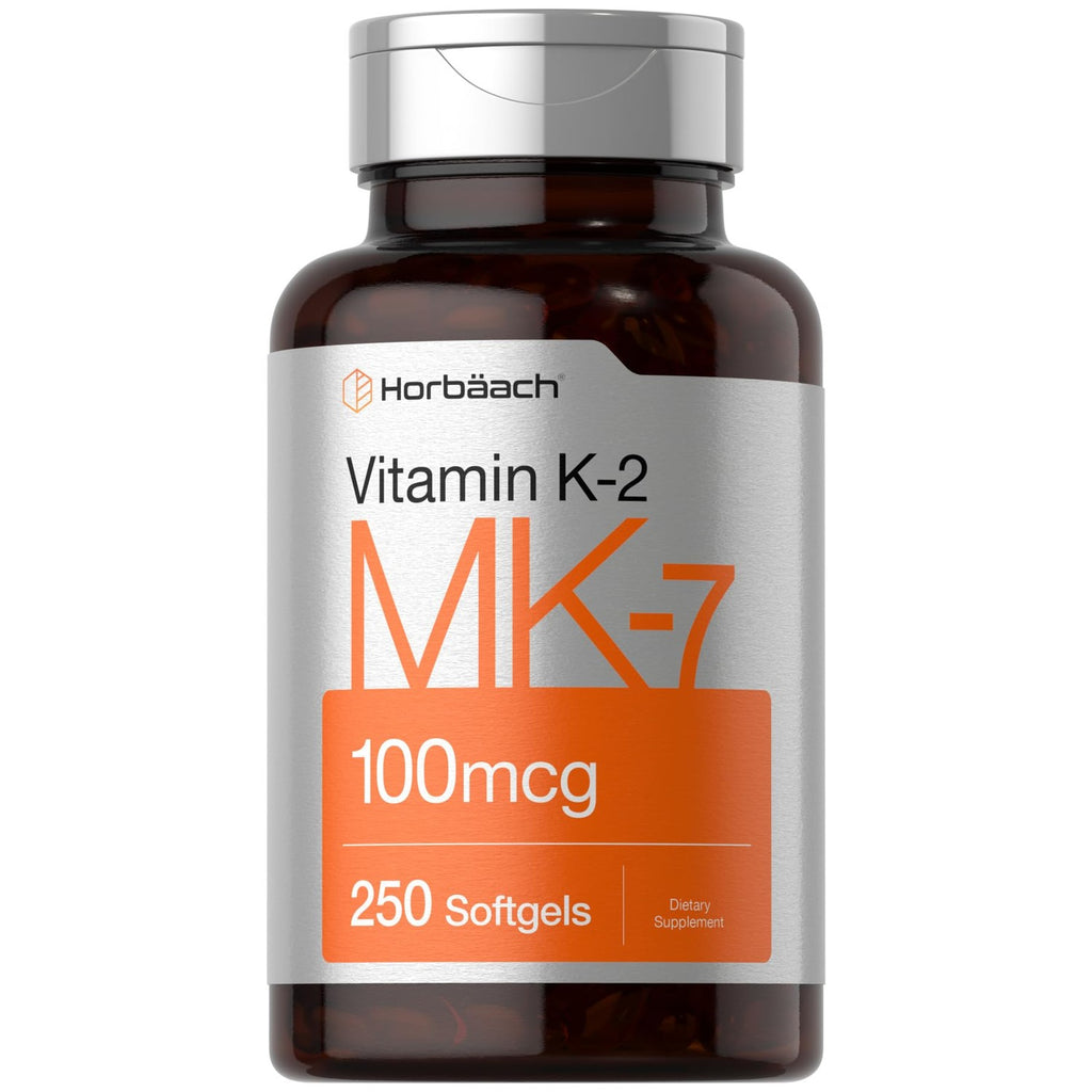Horbäach Vitamin K2 MK7 100mcg | 250 Softgels