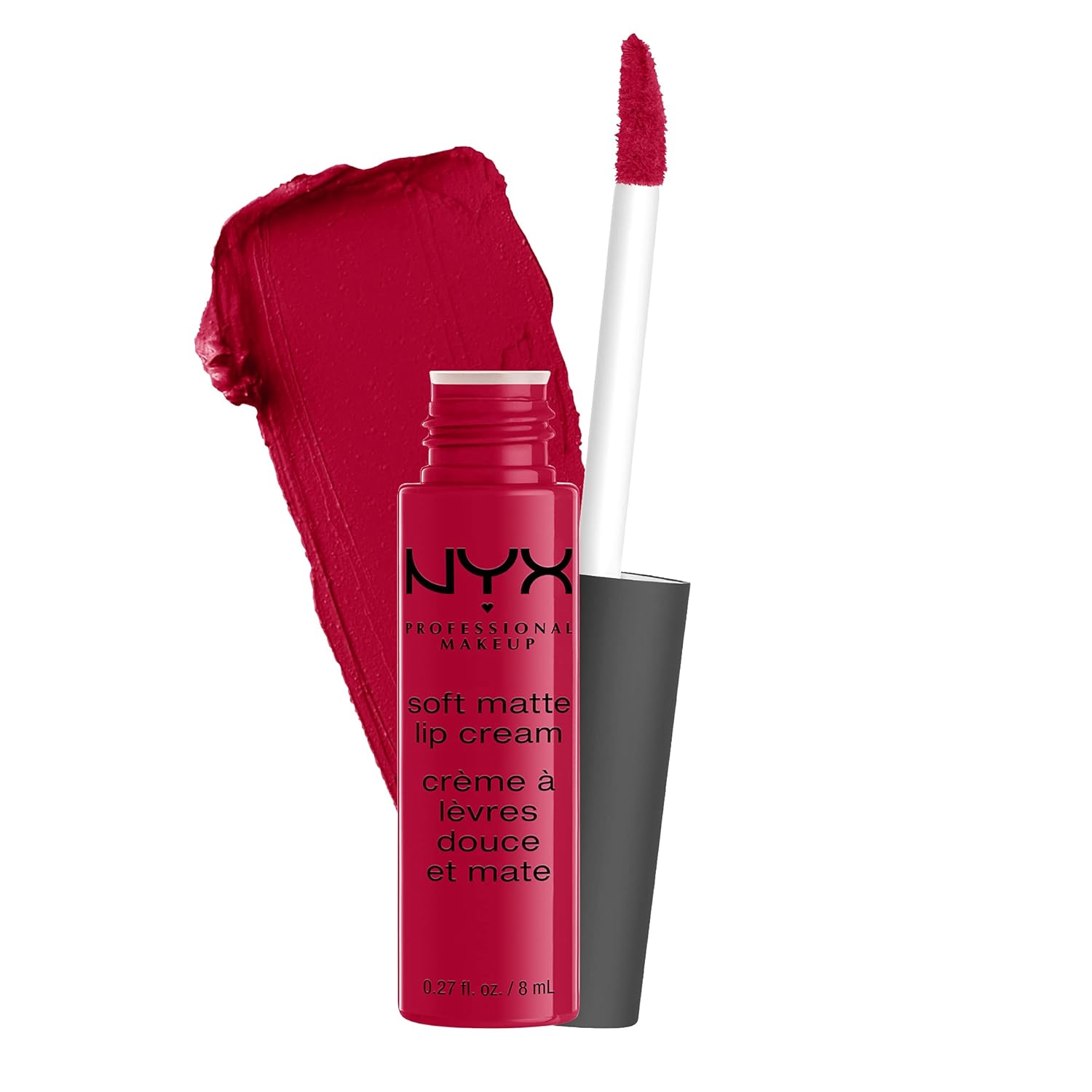 Buy now NYX PROFESSIONAL MAKEUP Soft Matte Lip Cream, Lightweight Liquid Lipstick - Milan (Dark Pink-Brown) Monte Carlo 0.27 Fl Oz (Pack of 1) at indiglob india