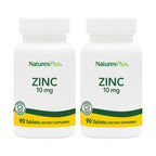 NaturesPlus Zinc - 50 mg, 90 Tablets - Supports Immune Health & Overall Well-Being - High-Potency Amino Acid Chelate Form - Gluten Free, Vegetarian - 90 Servings