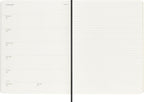 Moleskine 2026-27 18-Month Weekly Planner, XL, Black, Softcover