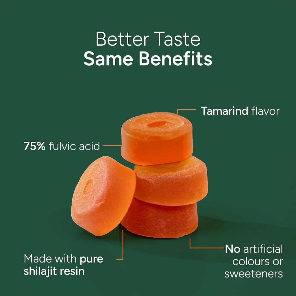 ROOT LABS 10-in-1 Alpha Shilajit Gummies | 400 mg Pure Himalayan Shilajit with Tongkat Ali & Maca Root | Shilajit for Men & Women | ShilAbsorb Bioavailability Tech | Sugar-Free, Vegan | 60 Gummies