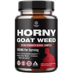 Horny Goat Weed for Men (9 in 1 Formula) - Male Enhancing Supplement - 60ct | Male enhancing formula with hornygoatweed for men extract to support stamina, vitality & drive