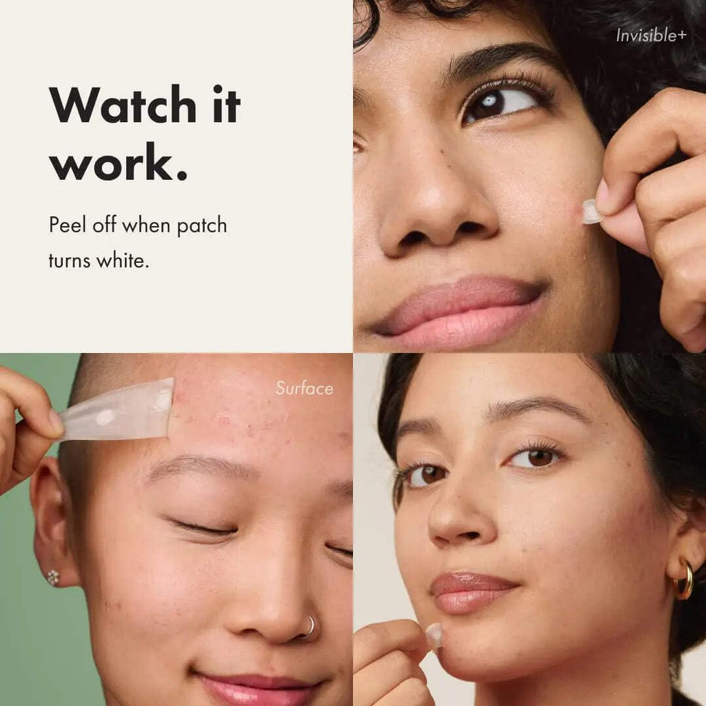 Mighty Patch Hero Cosmetics Variety Pack of Acne Pimple Patches, 26 Ct | Includes Original, Invisible+, XL Surface Patches; Hydrocolloid Patches; For Covering Zits and Blemishes; Korean Skin Care