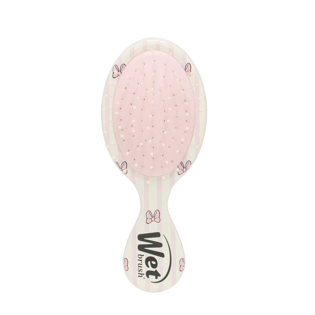Wet Brush Hello Disney Minnie Mouse - Detangling Travel Hair Brush - Ultra-Soft IntelliFlex Bristles Glide Through Tangles with Ease - Mini Hair Brush - Pain-Free - All Hair Types, Limited Edition