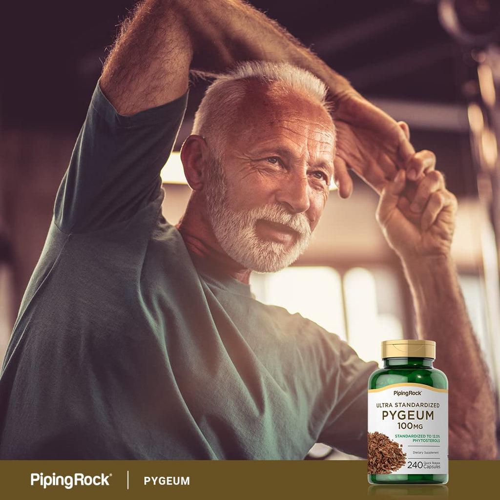 Piping Rock Pygeum | 100mg | 240 Capsules | Supplement for Men & Women