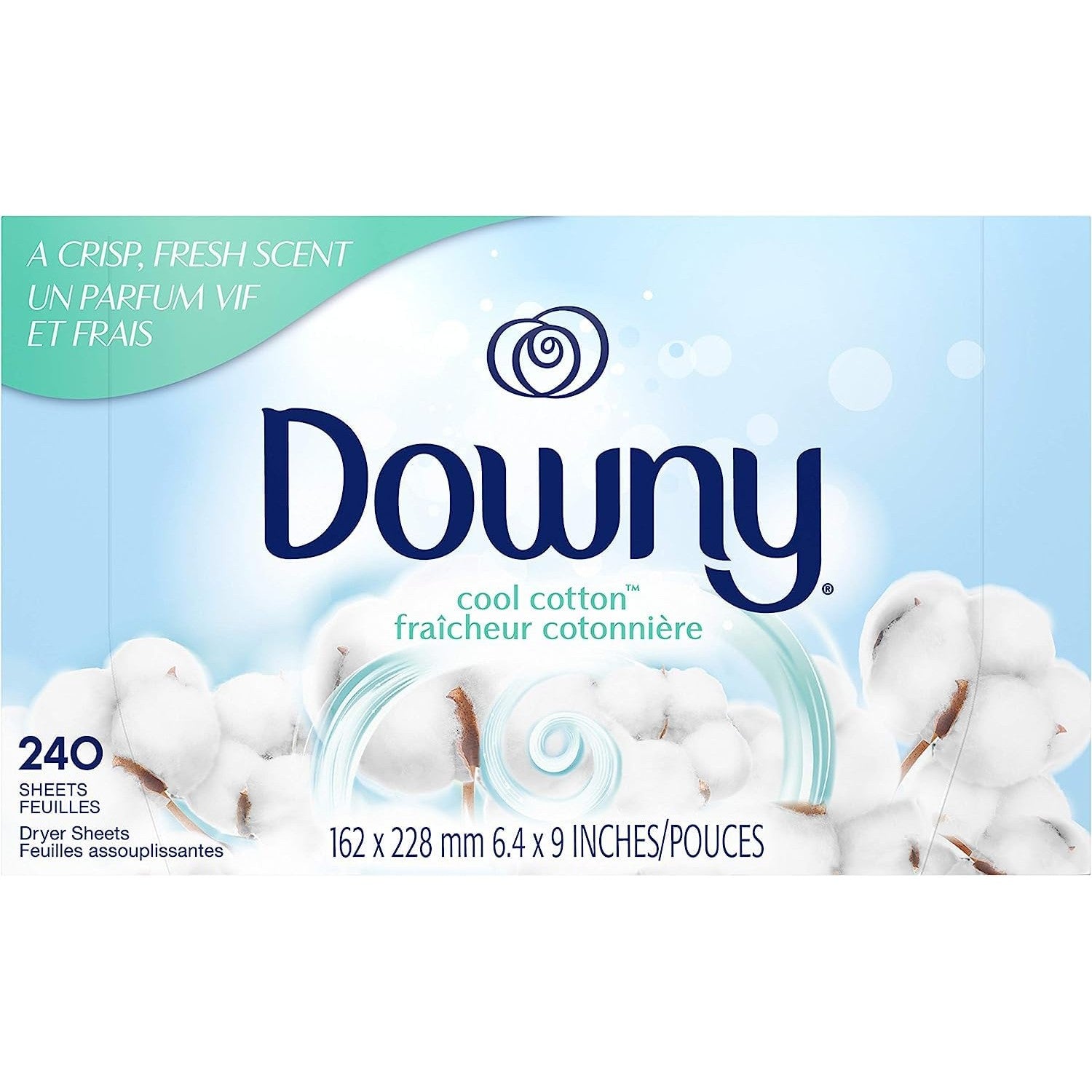 Buy now Downy Fabric Softener Dryer Sheets, April Fresh, 240 Count Cool Cotton 240 Count (Pack of 1) at indiglob india