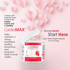 Heart Support Supplement for Dogs-Vet-Formulated, Antioxidant-Rich-L-Taurine, L-Carnitine,EPA,DHA,CoQ10-Aids Circulatory Strength, Cardiovascular Support, Heart Muscle Function-USA Made-60 Soft Chews