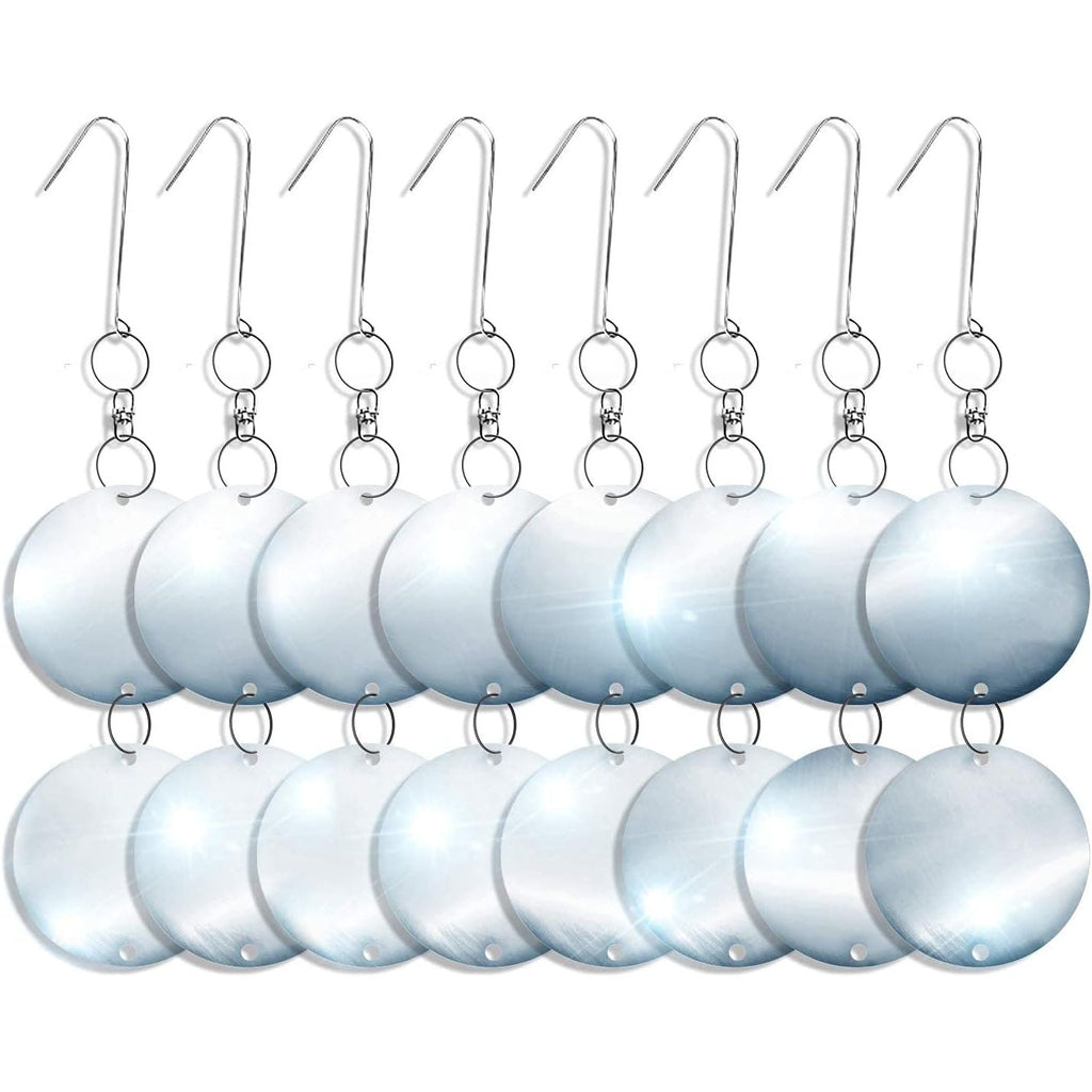 Buy now De-Bird Reflective Diverter Discs Bird Deterrents for Outside - 8-Pack, Silver Acrylic, Garden Style - Easy to Install with Swivel Action, Reflective Shine & Humane Bird Repellent Devices Outdoor at indiglob india