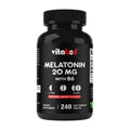 Vitabod Melatonin 20 mg Fast Dissolve Tablets with Vitamin B6, 240 Ct | Natural Berry Flavor, Sleep Support*, Non-GMO, Gluten Free, Made in USA
