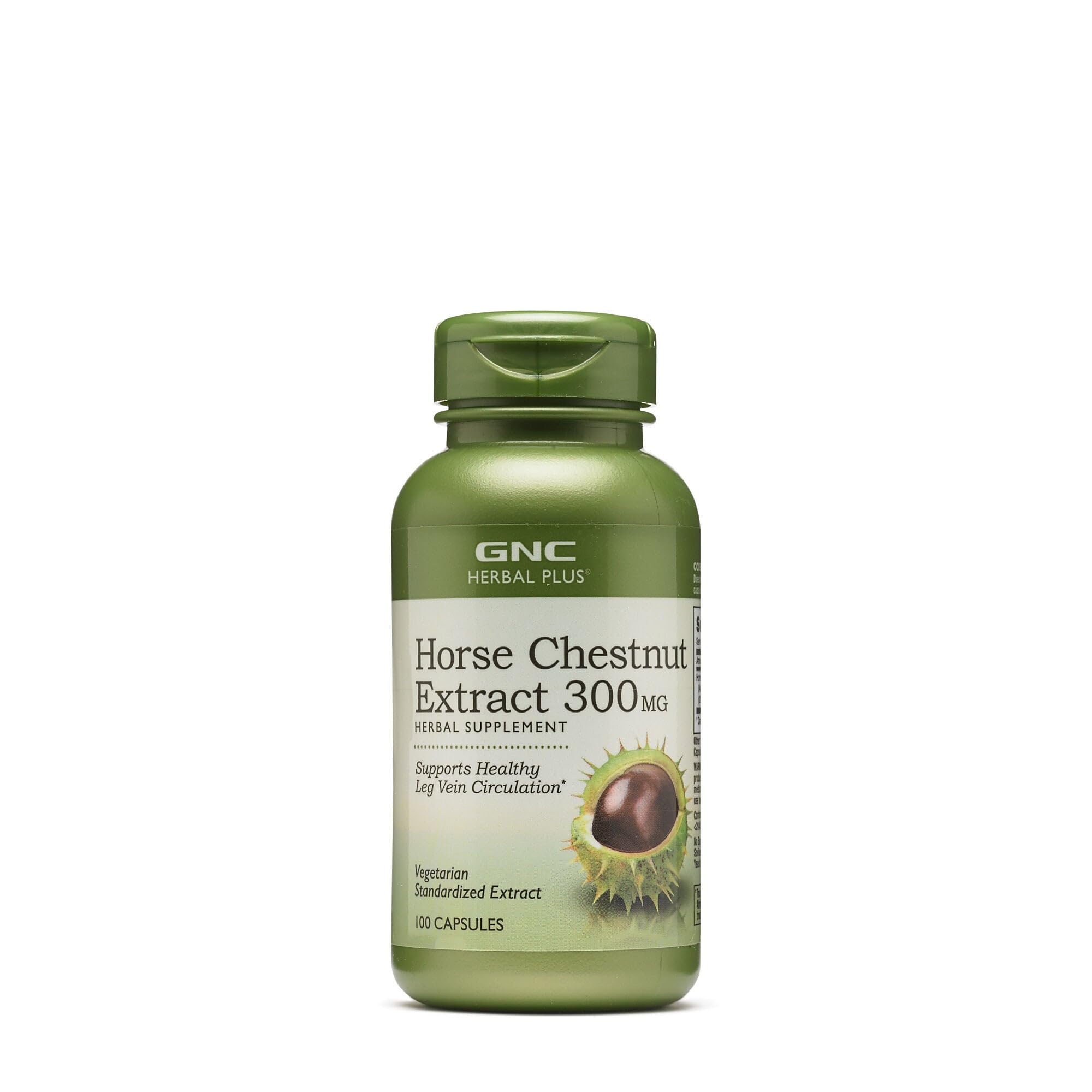 Buy now GNC Herbal Plus Horse Chestnut Extract 300mg 100 capsules at indiglob india
