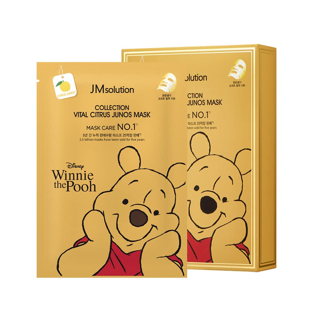 Buy now JMsolution Marine Luminous Pearl Deep Moisture 3 Step Skin Care Face Mask - Korean Skincare Facial Mask - boosting Brightening Moisturizing-10 Sheets for Dry Skin Vital Citrus at indiglob india