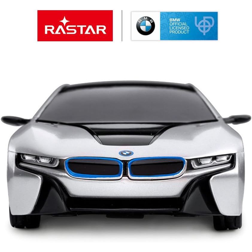 Buy now RASTAR BMW i8 RC Car BMW i8 1/24 Remote Control Car, BMW Toy Car - Silver at indiglob india