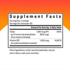 Seeking Health Hydroxo B12 with Folinic Acid - Supplement with Non-Methylated Form of Folate - Vitamin B12 Complex for Heart Health Support - 60 Lozenges