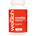 Wellah Creatine Monohydrate Capsules (3000 mg) 120 Capsules