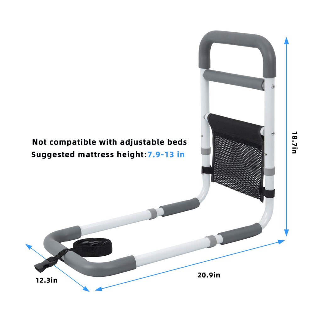 Bed Rails for Elderly Adults Safety, 350LBS Heavy Duty Grab Bar