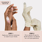 Buy now Kitsch Moisturizing Gloves Overnight for Dry Hands Treatment, for Women & Men | Soft Hydrating & Infused Gel Spa Gloves for Kids, One Size Fits Most, Washable & Reusable Pair at indiglob india