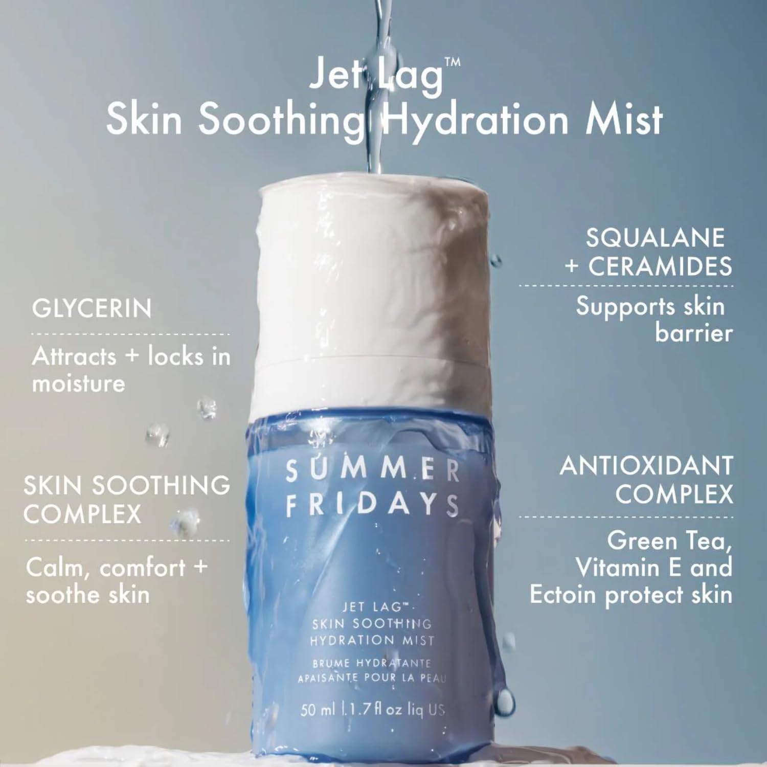 Buy now Summer Fridays Jet Lagƒ?› Essentials - Mini Hydrating Skin Care Set With Jet Lagƒ?› Mask, Eye Patches, Deep Hydration Face Serum & Hydration Mist - Travel Size Skincare Kit & Gift Set (4 Count) at indiglob india