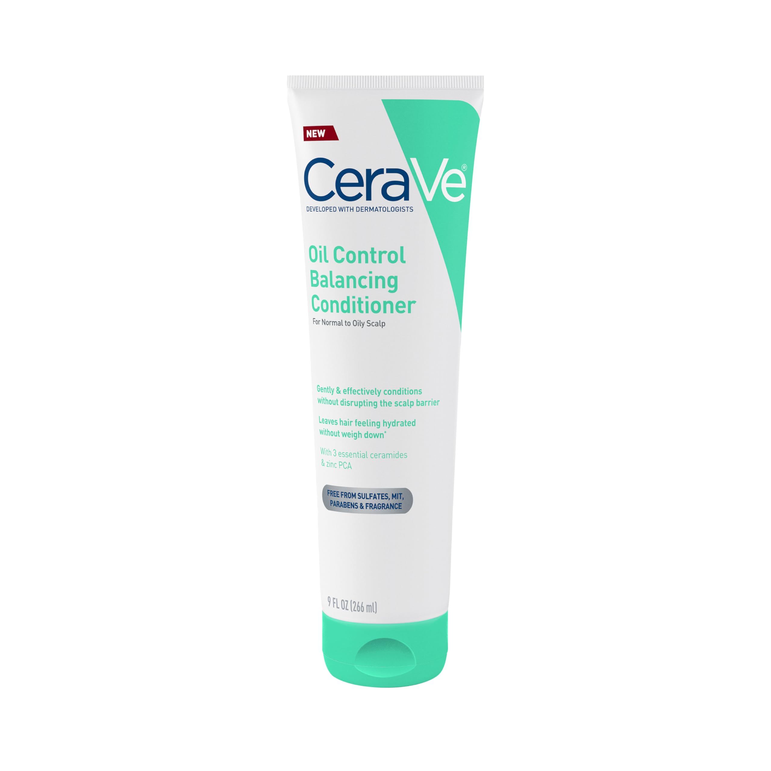 Buy now CeraVe Oil Control Balancing Conditioner, Hair Conditioner With Ceramides & Hyaluronic Acid, Removes Oil and Leaves Hair Feeling Hydrated, For All Hair & Scalp Types, Sulfate Free & Color Safe, 9 oz at indiglob india