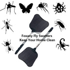 2Pack Telescopic Fly Swatters, Plastic Fly Swatter, Extendable Flyswatter