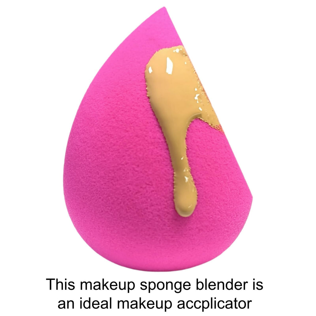 RockFancy Makeup Sponge with Low Absorption and Flawless Finish, Latex Free PU with Wet Dry Use for Foundation, Concealer and Contour, Ideal for Liquid, Cream and Powder for a Smooth Complexion