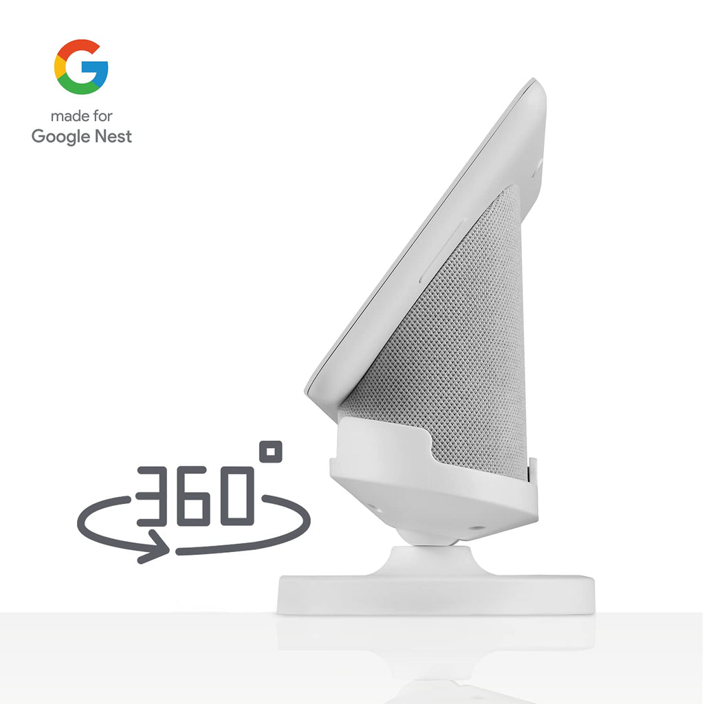 Buy now Wasserstein Adjustable Stand for Google Nest Hub (2nd Gen) - Made for Google (Chalk) at indiglob india