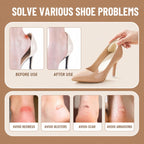 Heel Grips for Shoes Too Big, 7 Pairs Heel Pads Inserts for Women’s Shoes, T-Shape Heel Cushion Liners, Thin Heel Protectors and Ball of Foot Cushions for High Heels Flats