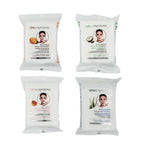 Buy now Spascriptions™ Anti-Aging, Brightening, Moisturizing & Pore Refining Towelettes Removes Waterproof Makeup, Revives with Collagen, Vitamin C, Coconut Oil, and Aloe Hypoallergenic, 120 Ct. 4 Pack at indiglob india