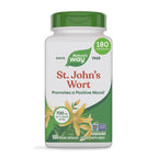 Nature's Way St. John’s Wort Capsules, 700 mg per Serving, 180 ct | Herbal Supplement Promotes a Positive Outlook*, 700 mg per 2-Capsule Serving, Non-GMO Project Verified, Vegan Capsules