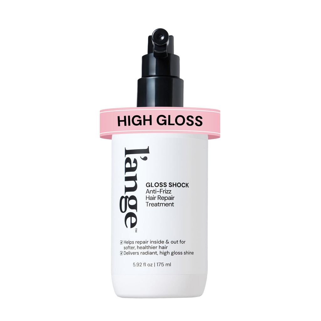 L’ANGE HAIR Gloss Shock Anti Frizz Treatment Spray - Heat Protectant Treatment for Frizzy, Dry and Damaged Look, Repair Primer for Smooth, Shiny Style-Locking Smoothness for All Hair Types