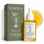 HADEA Cyperus Rotundus Oil to Reduce Hair Growth 100% Organic High-Potency Steam Distilled Cyprus Nutgrass Cypress Inhibitor | Cypress Rotundus Oil For Pcos, Hirsutism, Any Unwanted Hair 30ml