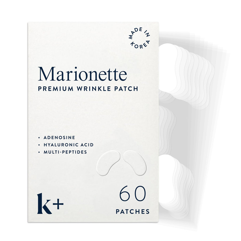 KPLUS k+ Korean Marionette Patches for Smile Lines & Nasolabial Folds, 60ct