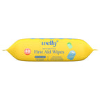 Welly First Aid Antiseptic Wipes 40ct | Sting-Free BZK Wipes for Cleaning Minor Cuts and Scrapes | 40 Count Pack