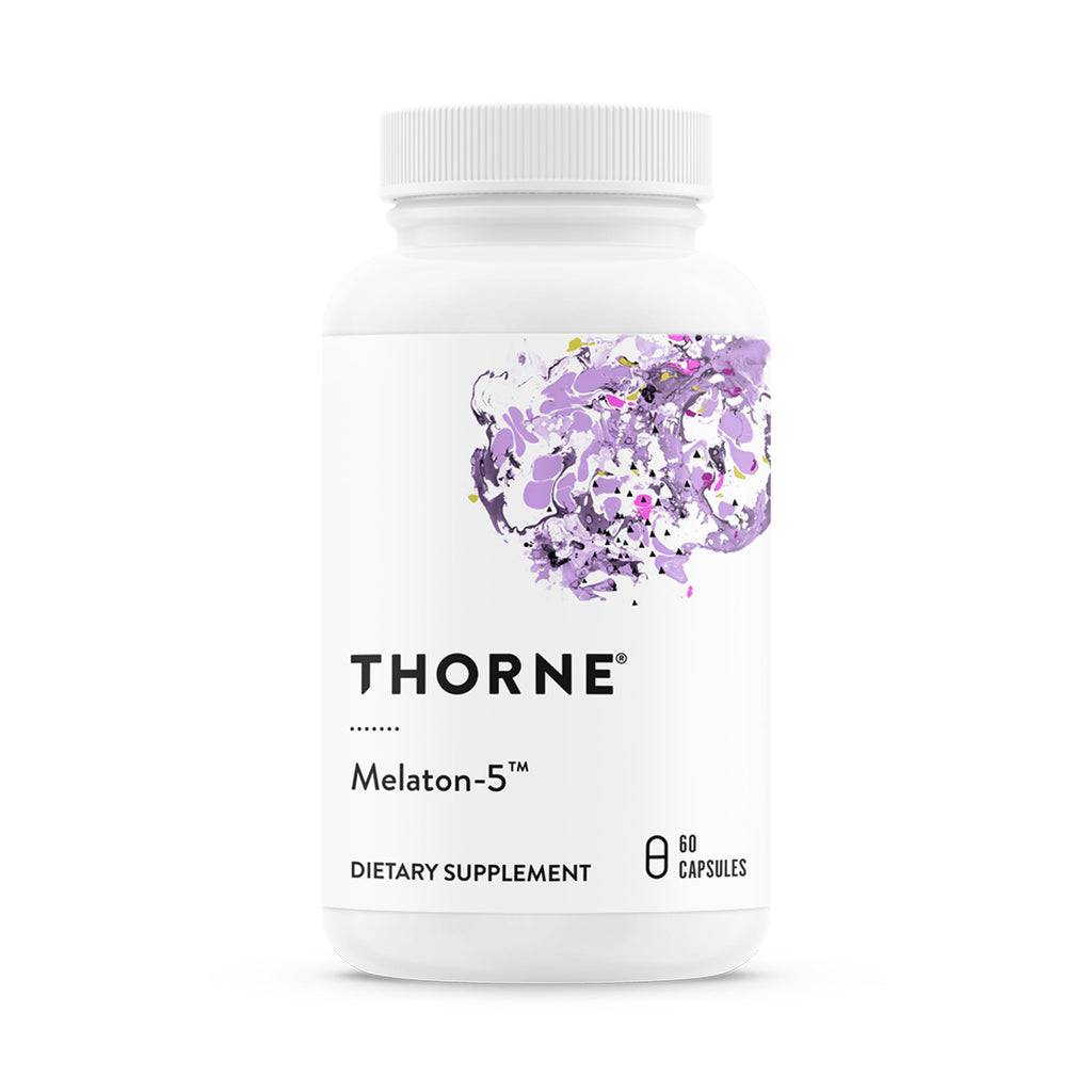THORNE Melaton-3, 5 mg Melatonin Supplement, 60 Capsules | Supports Restful Sleep & Normal Circadian Rhythms, Helps Resynchronize the Sleep-Wake Cycle*, NSF Contents Certified
