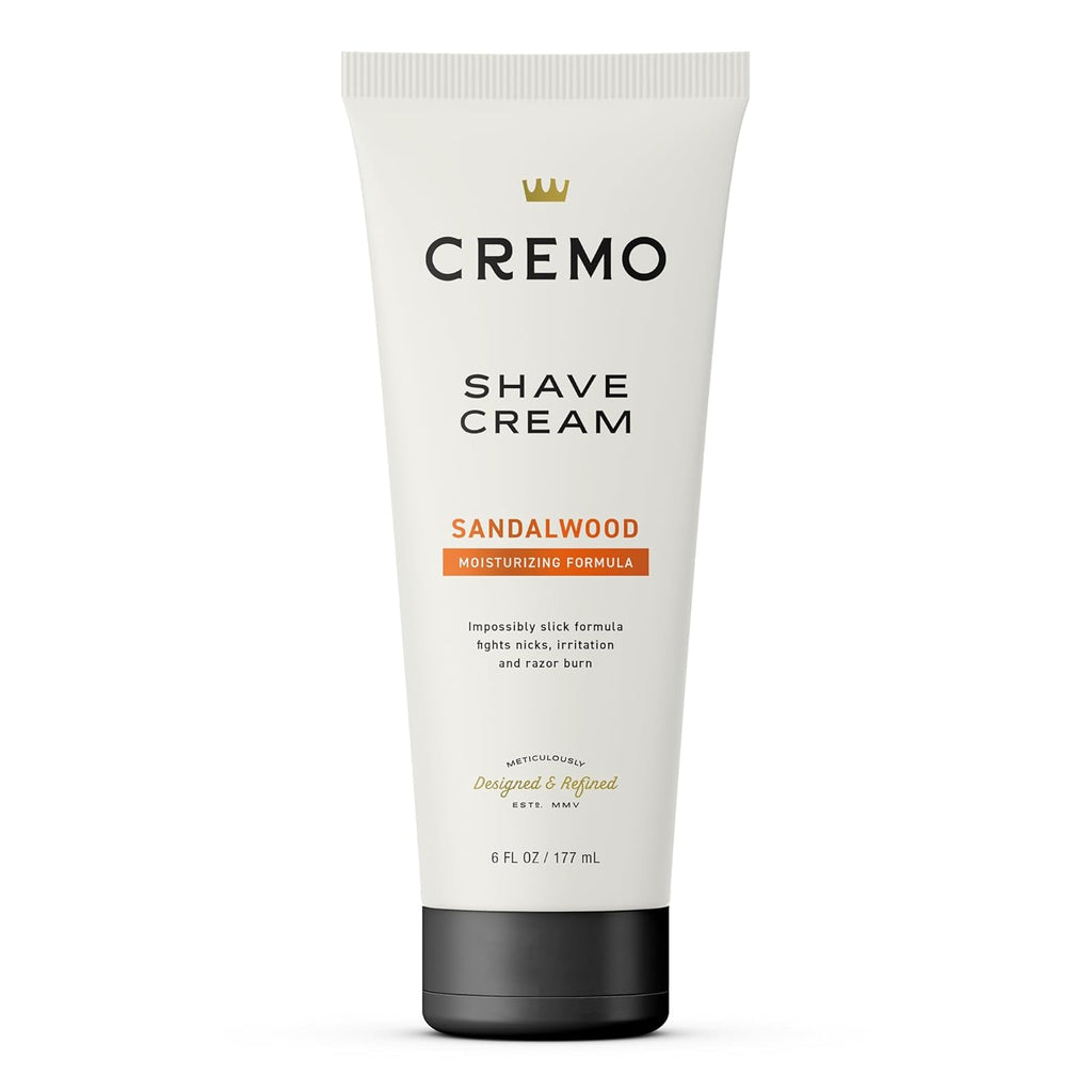 Buy now Cremo Sandalwood Shave Cream, Astonishingly Superior Ultra-Slick Shaving Cream for Men, Fights Nicks, Cuts and Razor Burn, 6 Fl Oz Sandalwood at indiglob india
