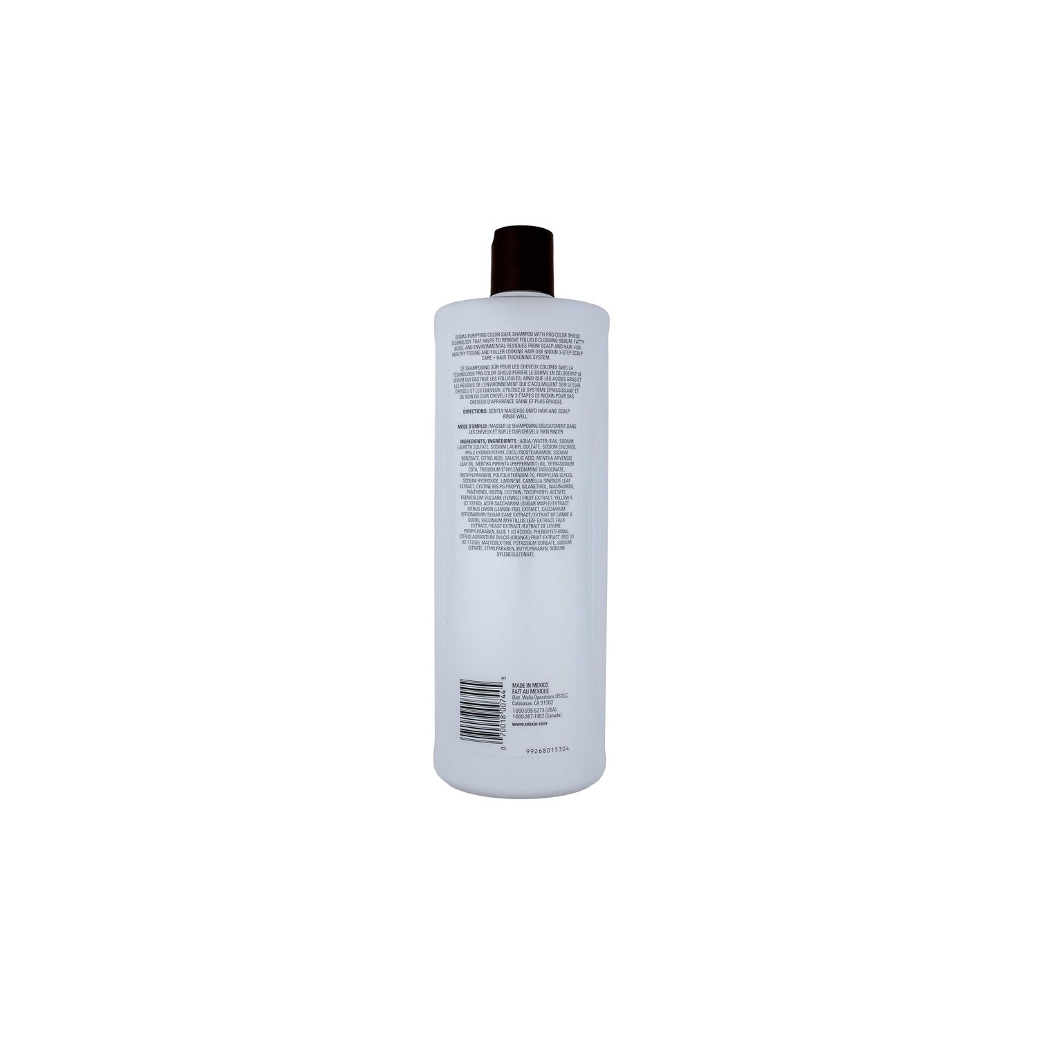 NIOXIN System 2 | Scalp Care | Shampoo | Hair Thickening | For Natural Hair | Scalp Health | For Natural Hair with Progressed Thinning | Cleanse & Boost Hair Density with Niacinamide & Biotin