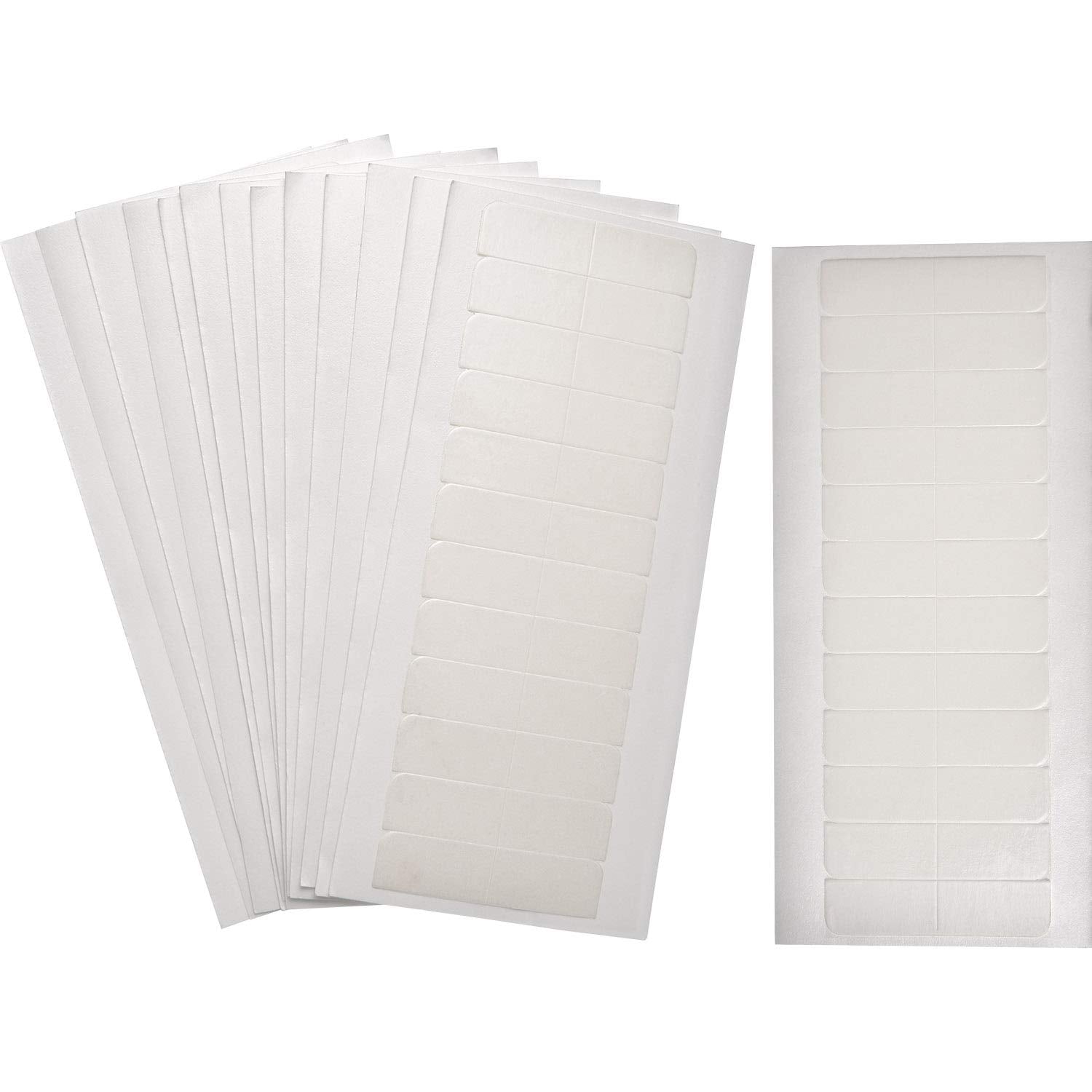 Buy now TecUnite 180 Pcs White Hair Extension Tape Tabs Bulk Double Sided Strong Adhesive Hair Tape in Extension Replacement Wig Strip Waterproof Beauty Tool for Cosplay Party Lace Wigs Toupee Hairpiece at indiglob india