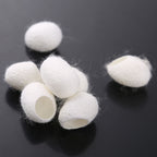 Buy now TTSAM 100pcs Fresh Natural Silk Ball Cocoons Facial Cleanser Balls Healthy Skin Care Scrub Face Massage at indiglob india
