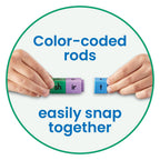 hand2mind Reading Rods Phonics Word-Building, Ages 6+