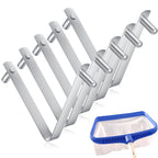 5Pcs Pool Pole Clips - 304 Stainless Steel Double Locking Clips